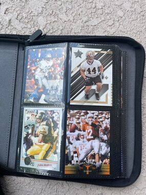 Black Zippered Card Binder for Kids - Compact Collector Organizer